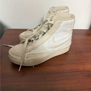 Nike Women's Off-White High-Top Sneakers